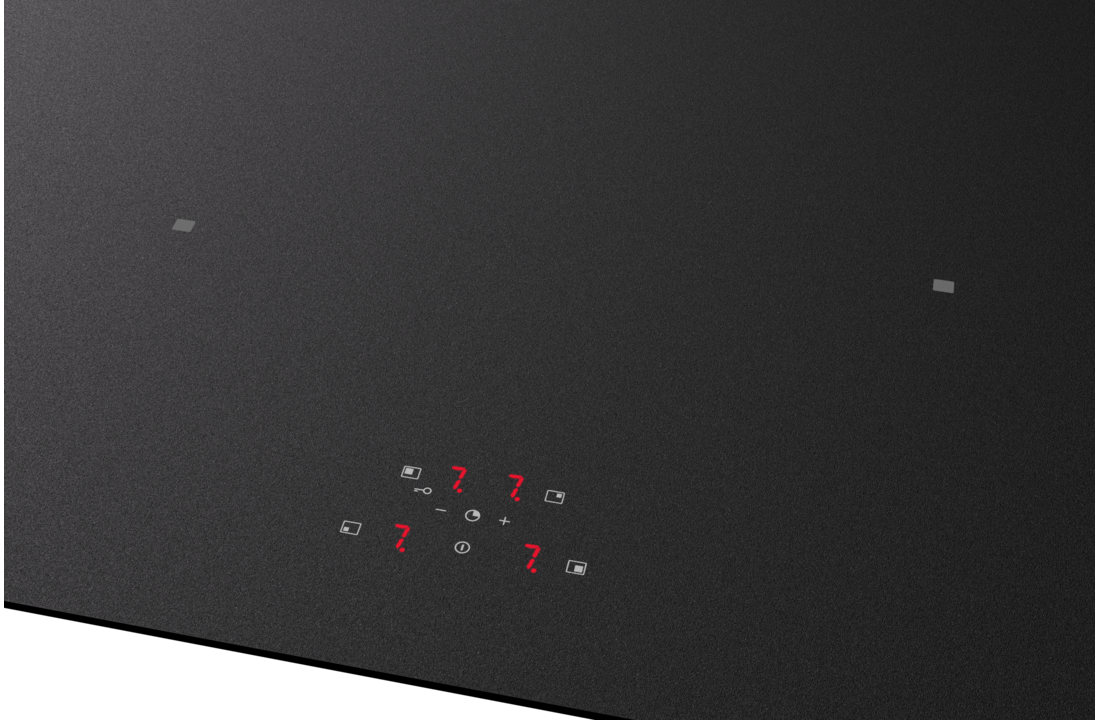 Pelgrim IK4164ZS mat satijn glas - Inbouw inductiekookplaat 60 cm.