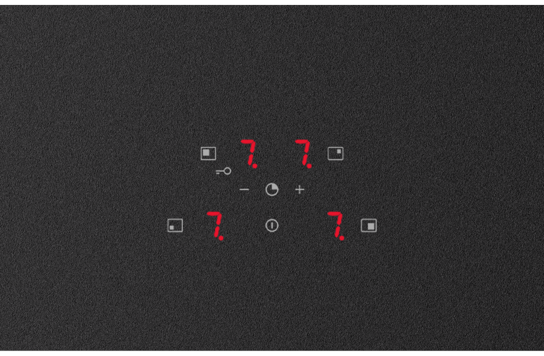 Pelgrim IK4164ZS mat satijn glas - Inbouw inductiekookplaat 60 cm.