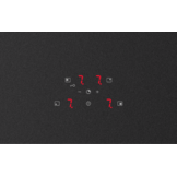 Pelgrim IK4164ZS mat satijn glas - Inbouw inductiekookplaat 60 cm.