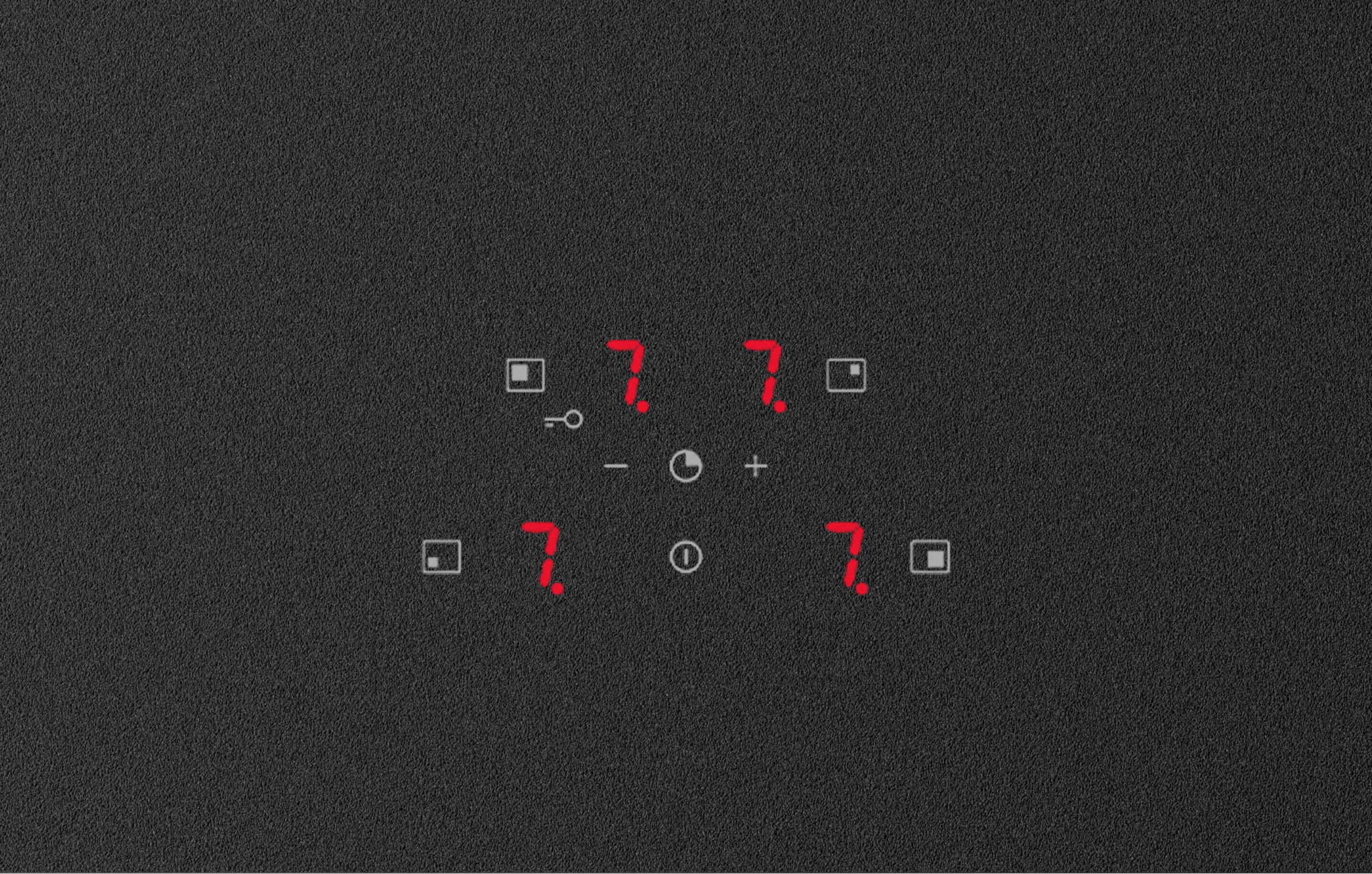 Pelgrim IK4164ZS mat satijn glas - Inbouw inductiekookplaat 60 cm.