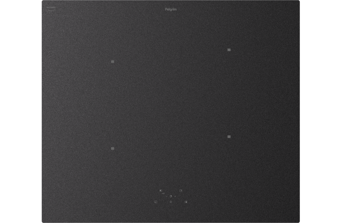 Pelgrim IK4164ZS mat satijn glas - Inbouw inductiekookplaat 60 cm.