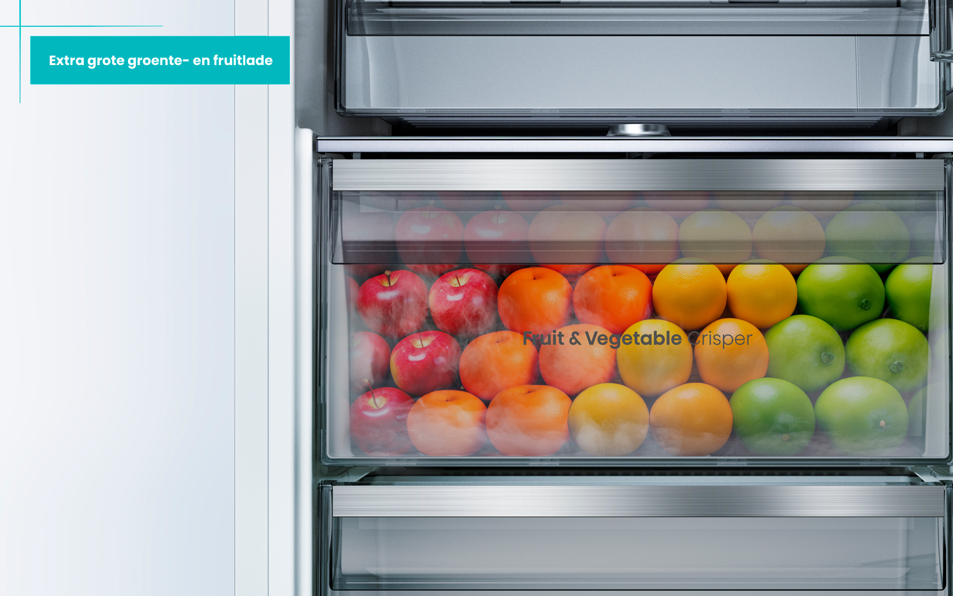 ETNA KCD9178CNF - Inbouw koel-vriescombinatie 178 cm.