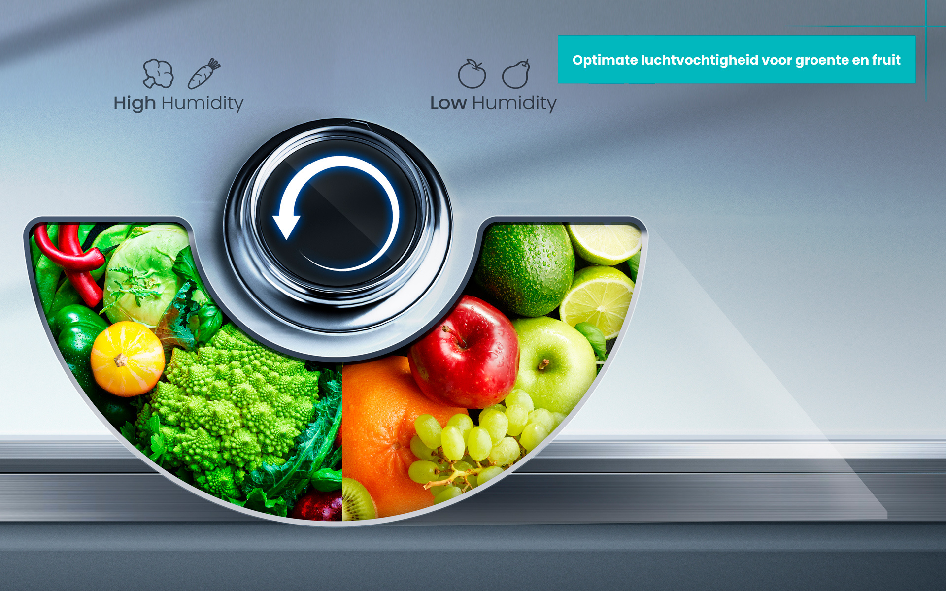 ETNA KCD9178CNF - Inbouw koel-vriescombinatie 178 cm.