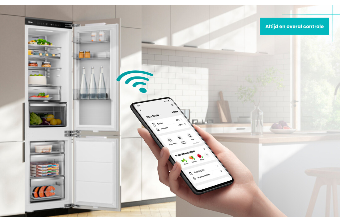 ETNA KCD9178CNF - Inbouw koel-vriescombinatie 178 cm.