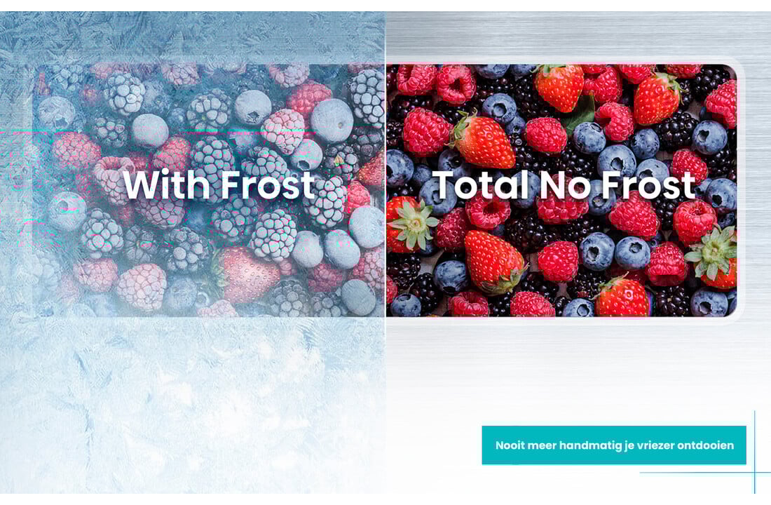 ETNA KCD9178CNF - Inbouw koel-vriescombinatie 178 cm.