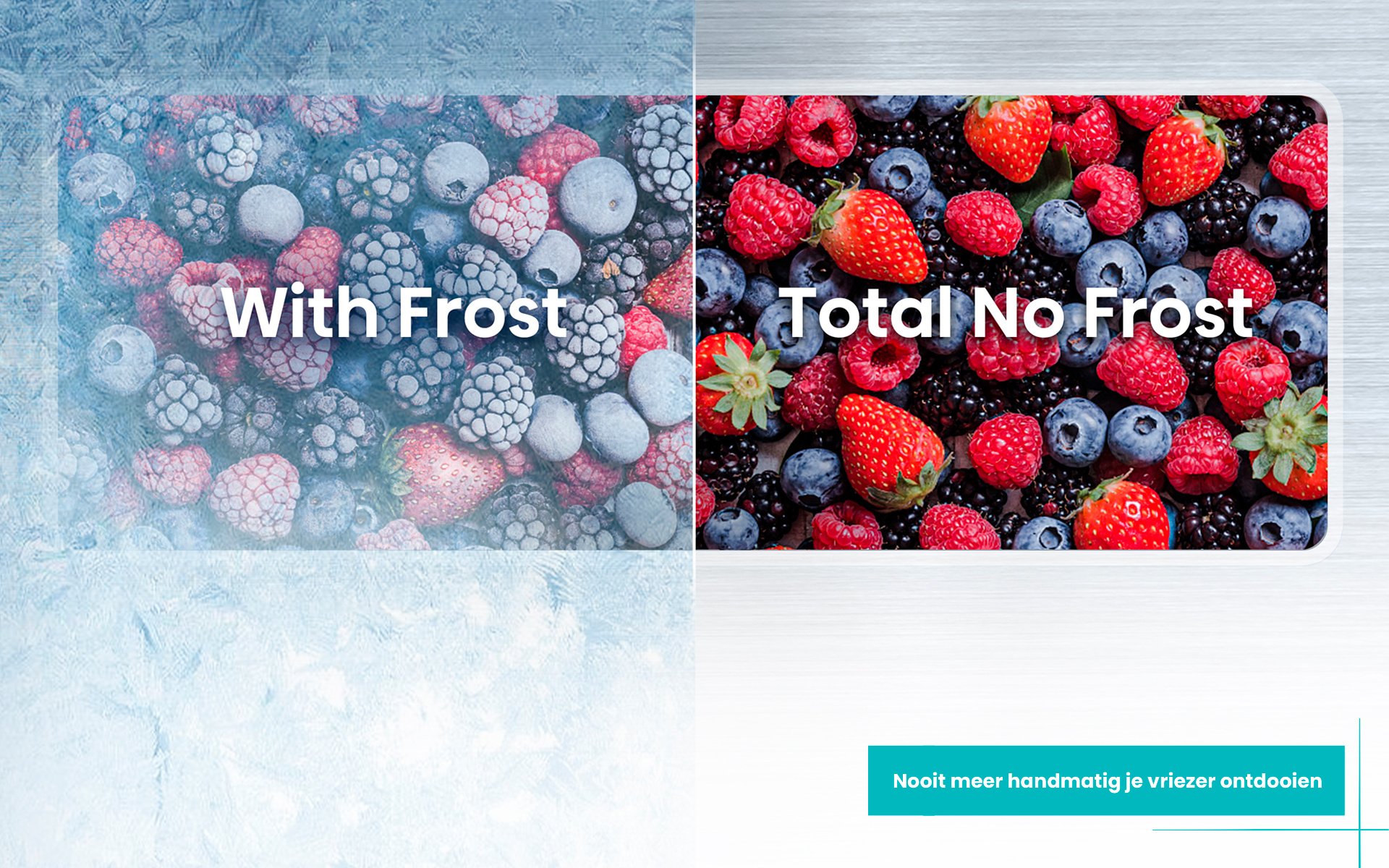 ETNA KCD9178CNF - Inbouw koel-vriescombinatie 178 cm.