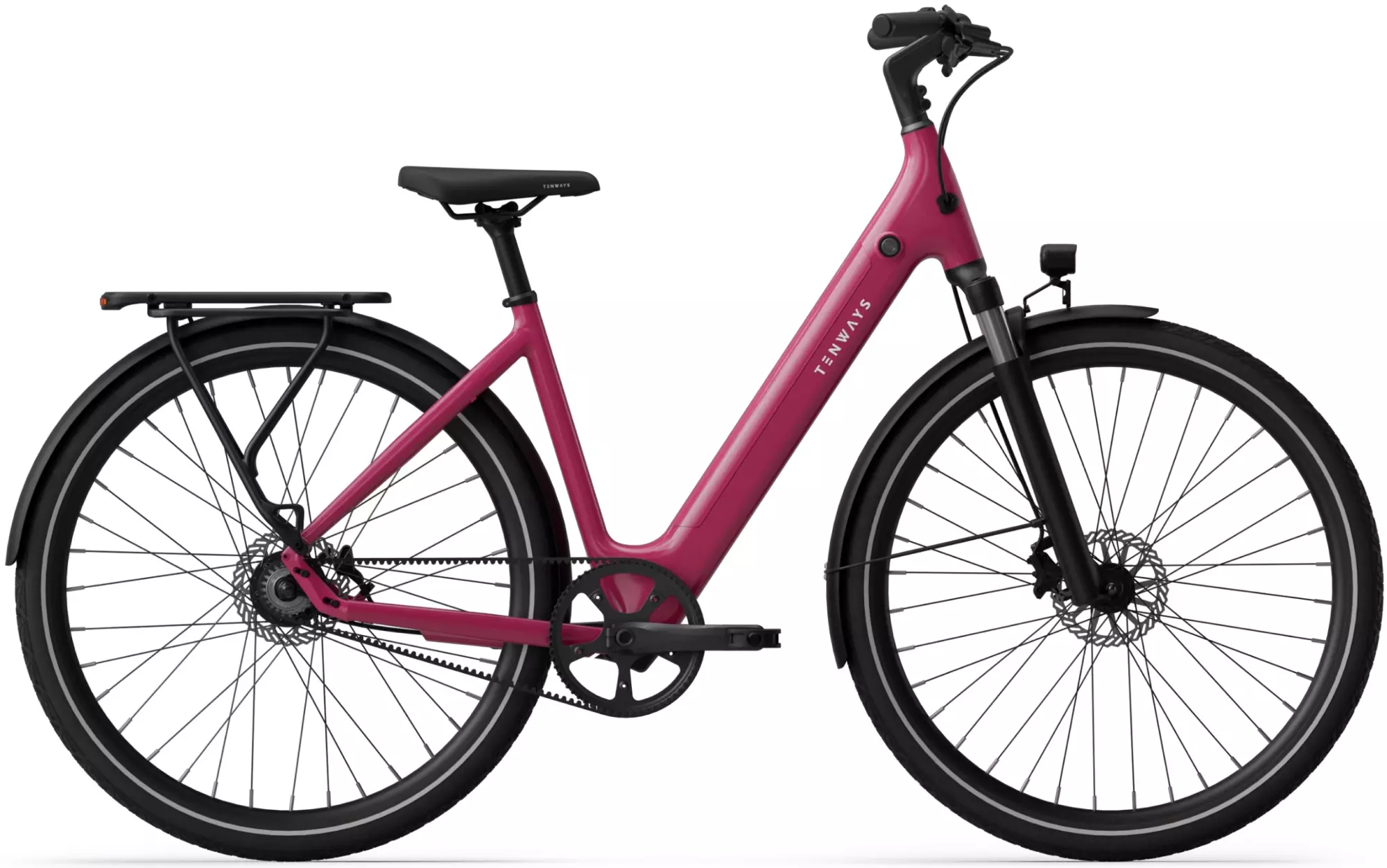 Tenways CGO800S E-bike - 460 Wh Dames - Wild Berry