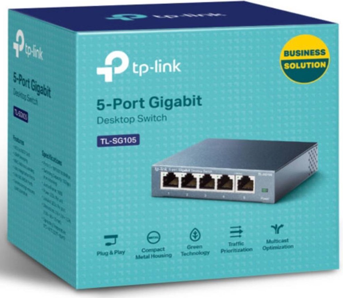 TP-Link TL-SG105 5-Poorts - Netwerk switch
