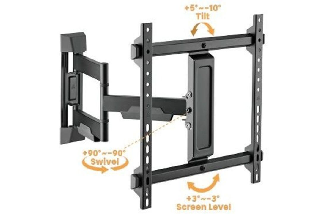 Cavus WME106 Muursteun dubbele arm (37 - 55 inch) - TV muurbeugel