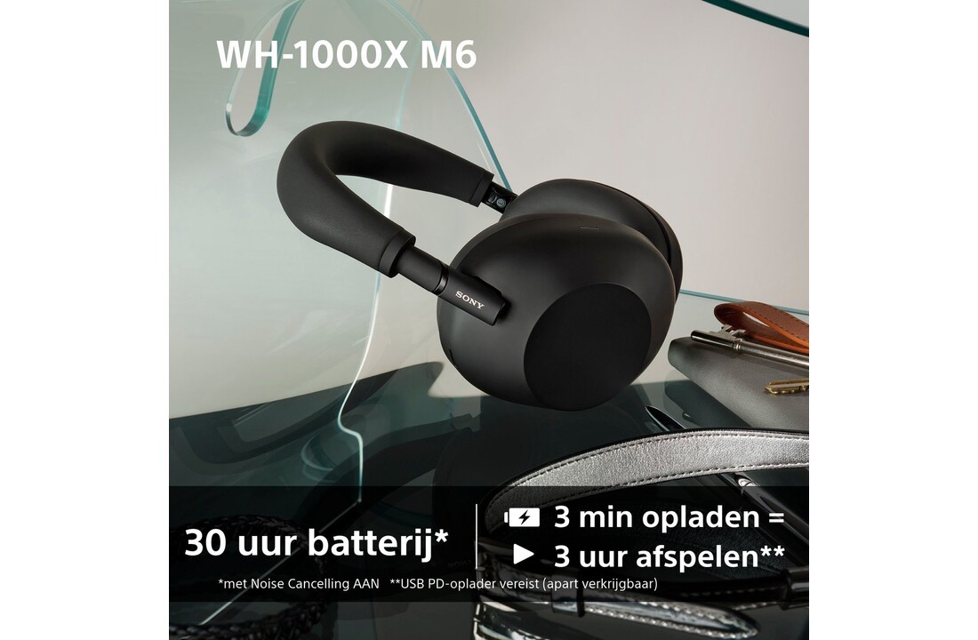 Sony WH-1000XM6 - Draadloze koptelefoon