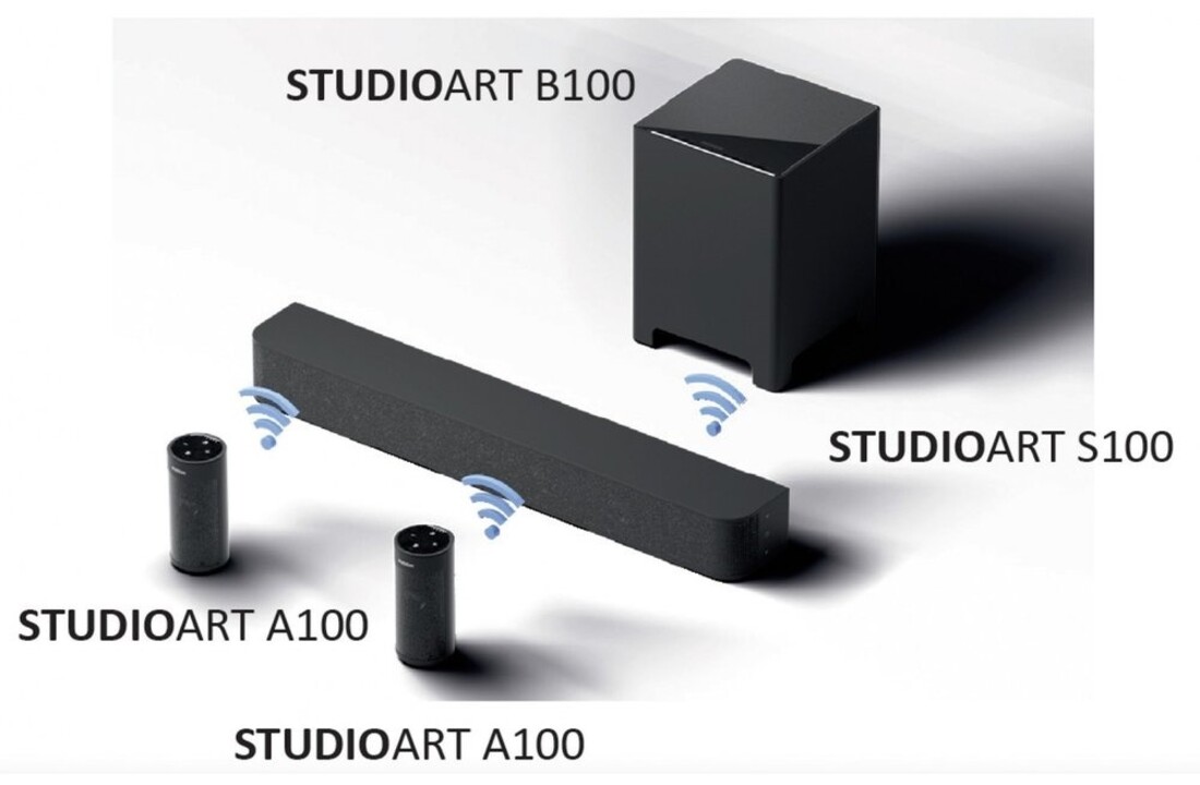 Revox Studioart S100 zwart - Soundbar