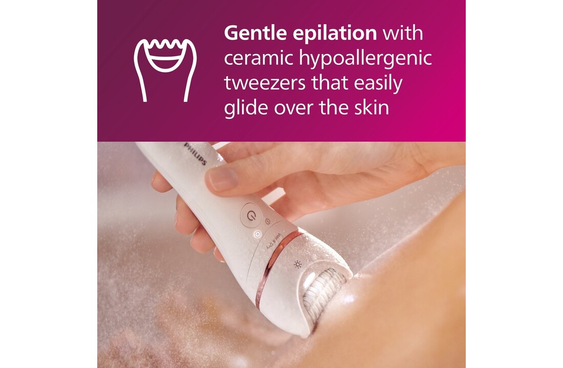 Philips Series 8000 Wet & Dry BRE740/10 - Epilator