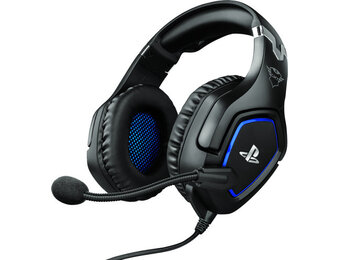 Trust Forze PS4 GXT 488 Zwart/Blauw - Gaming headset