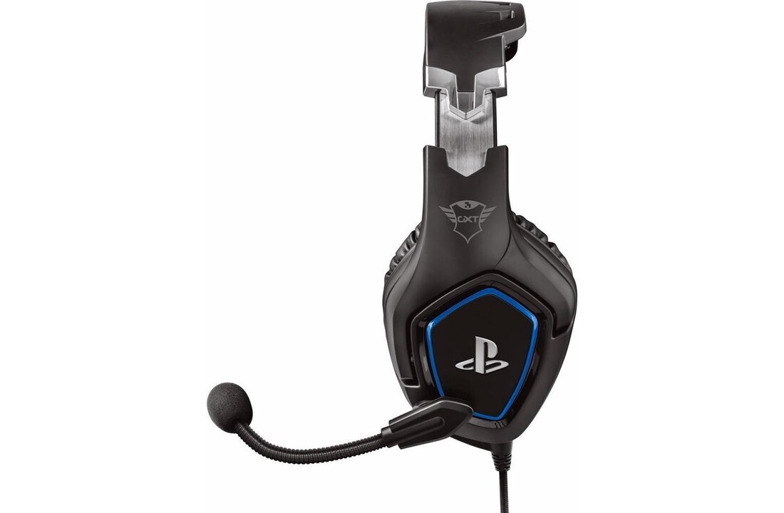 Trust Forze PS4 GXT 488 Zwart/Blauw - Gaming headset