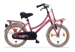 Alpina Cargo meisjesfiets 16 inch - Berry Red Matt