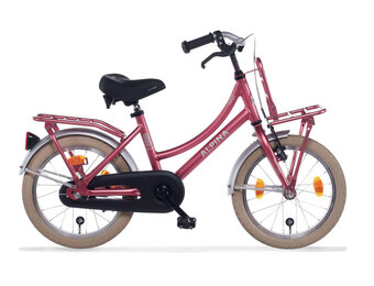 Alpina Cargo meisjesfiets 16 inch - Berry Red Matt