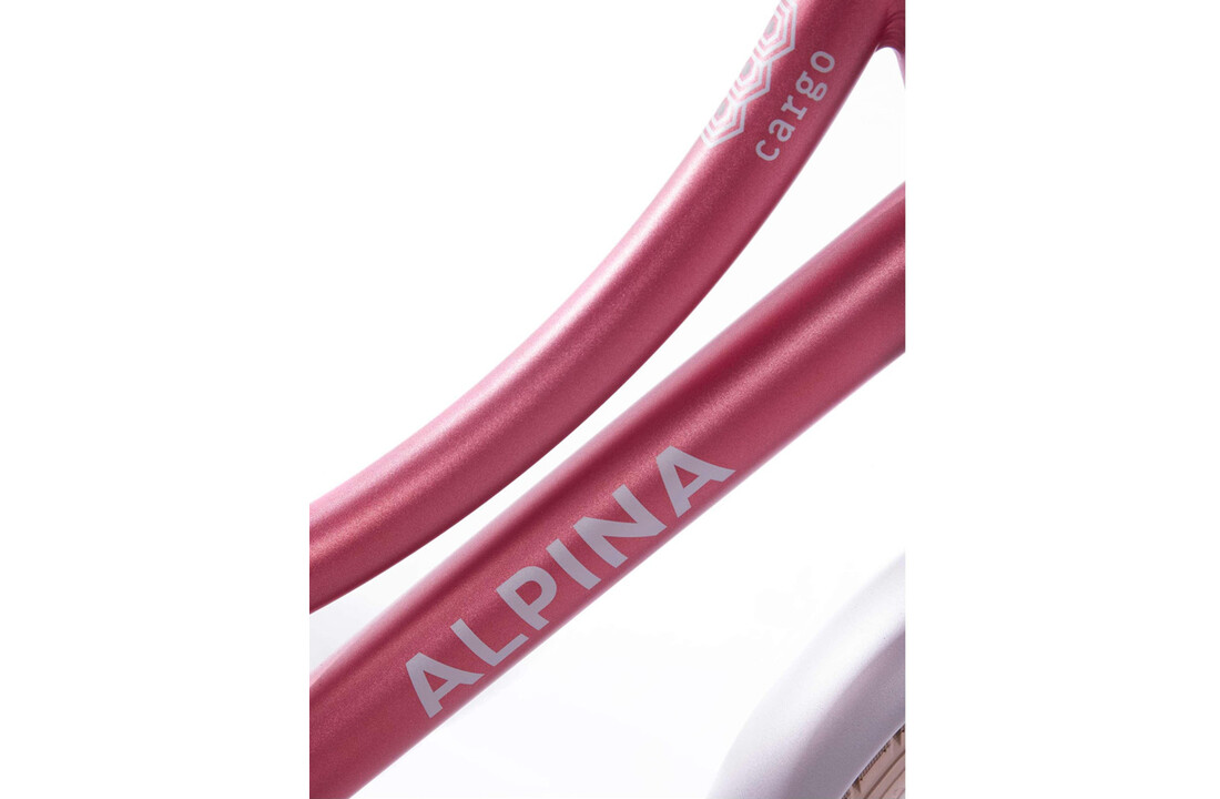 Alpina Cargo meisjesfiets 16 inch - Berry Red Matt