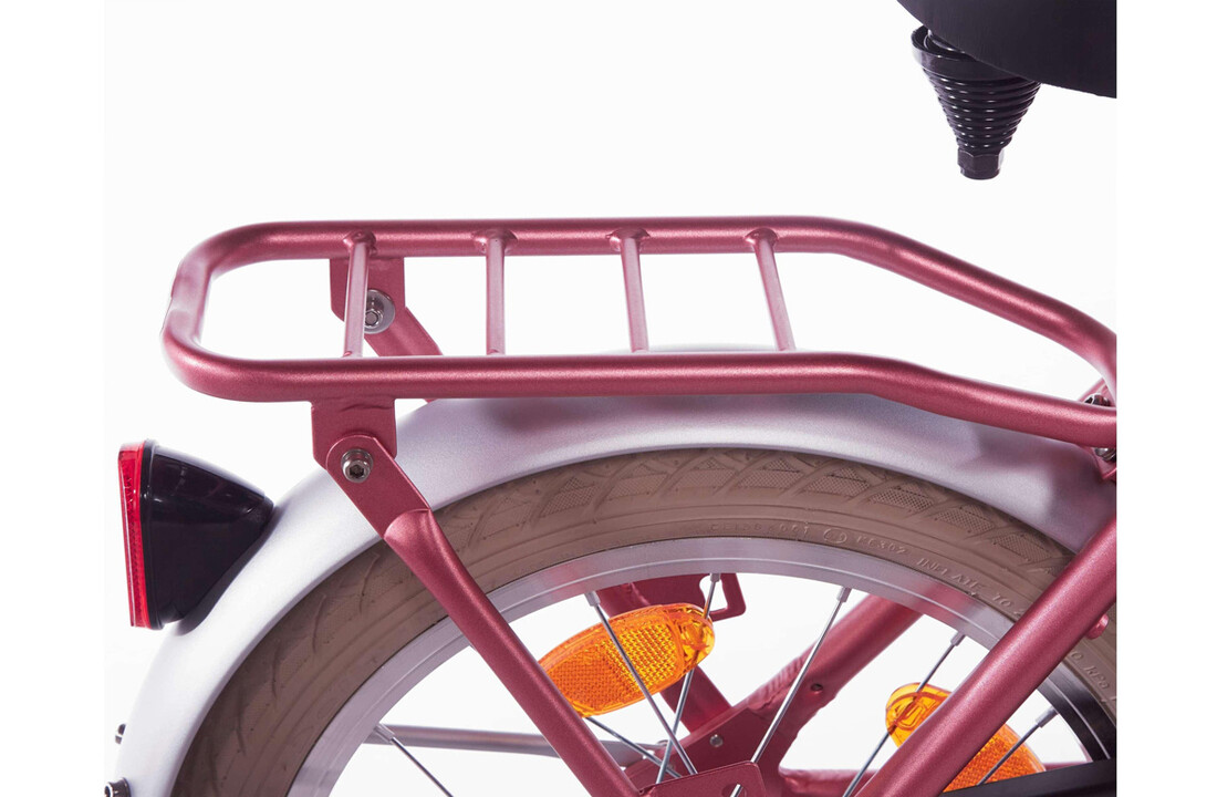 Alpina Cargo meisjesfiets 16 inch - Berry Red Matt