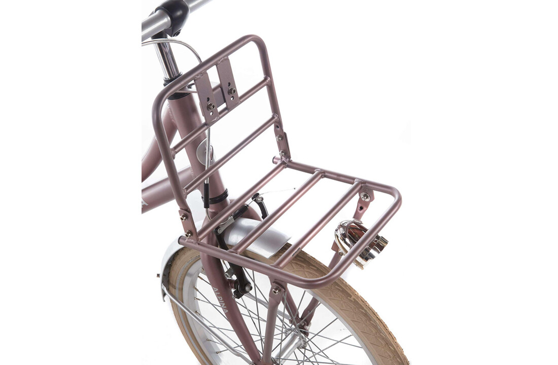 Alpina Cargo meisjesfiets 20 inch - Wood Rose Matt
