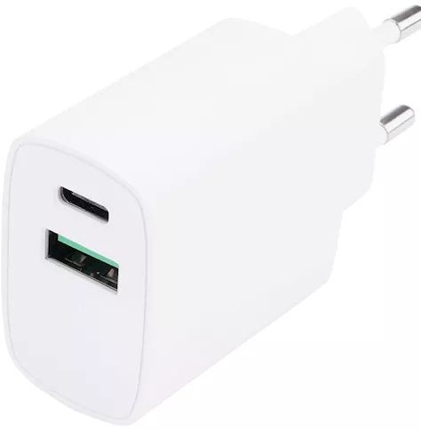 Musthavz thuislader USB-A+USB-C Wit