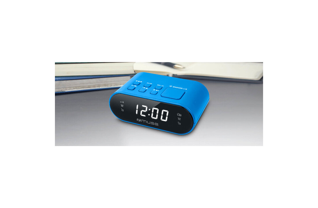 Muse M-10 BL - Wekkerradio