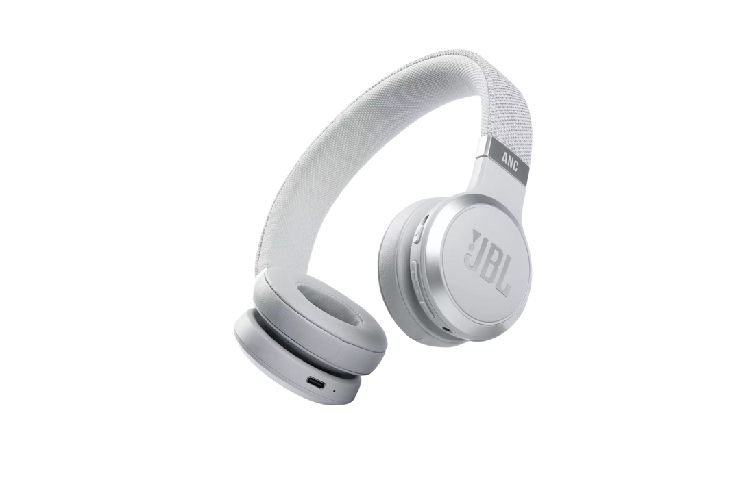 JBL LIVE460NC Wit - On-ear koptelefoon