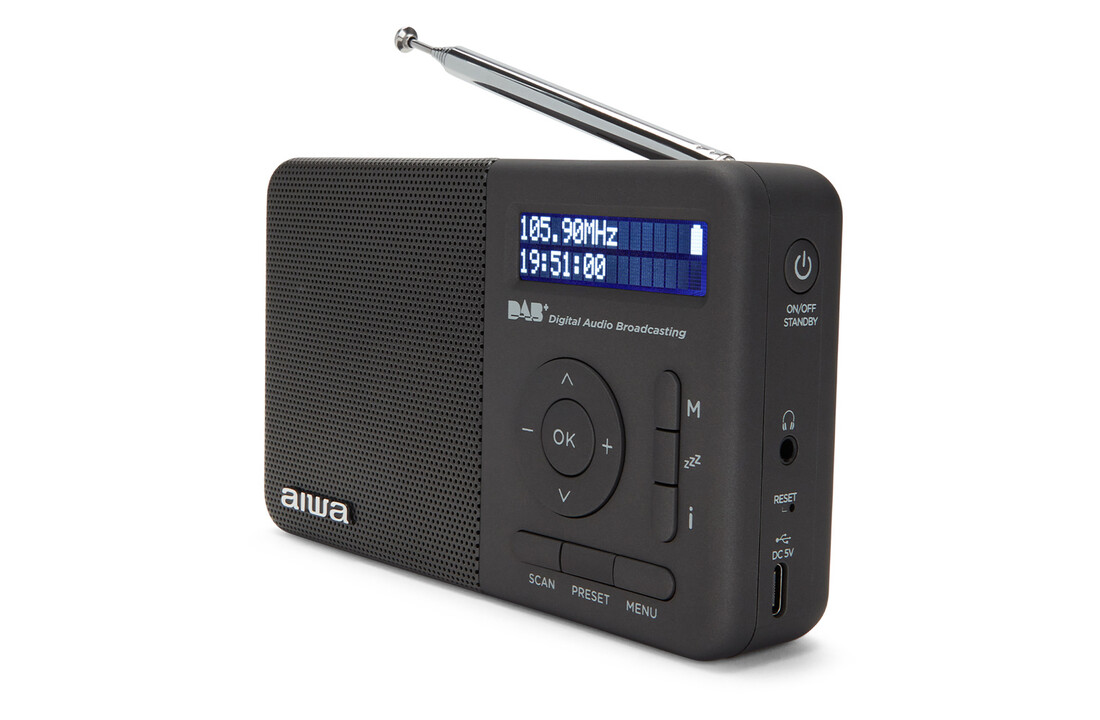 Aiwa RD-40DAB/BK Zwart - Radio