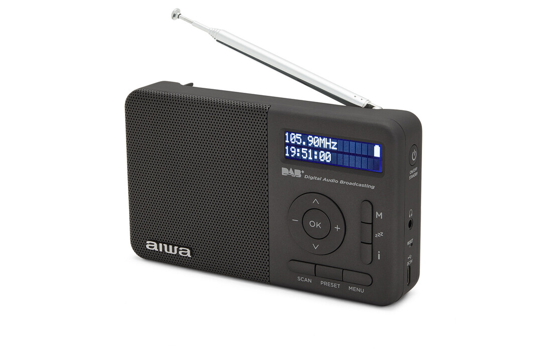 Aiwa RD-40DAB/BK Zwart - Radio