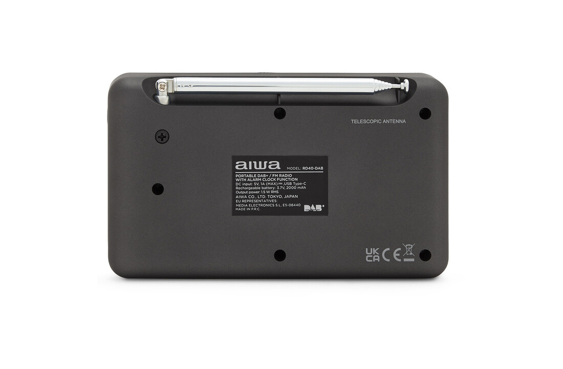 Aiwa RD-40DAB/BK Zwart - Radio