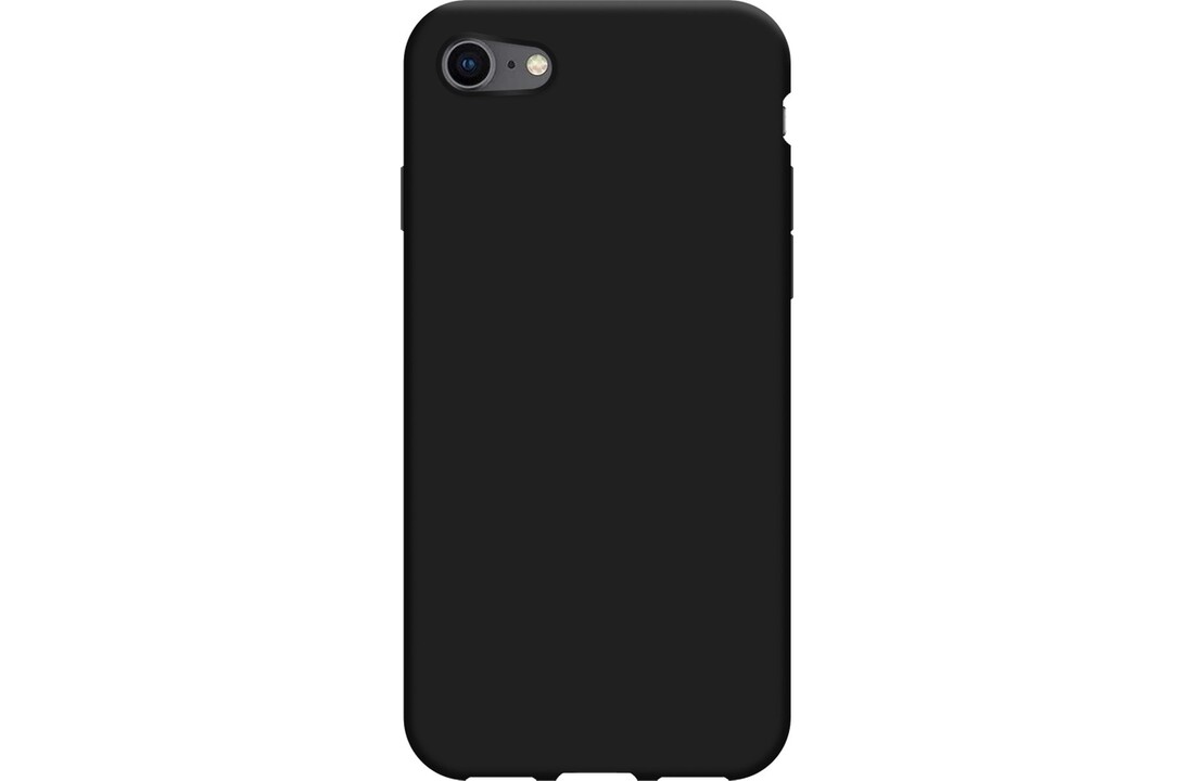 Just in Case Soft TPU Case voor iPhone SE 2020/SE 2022 Zwart - Telefoonhoesje