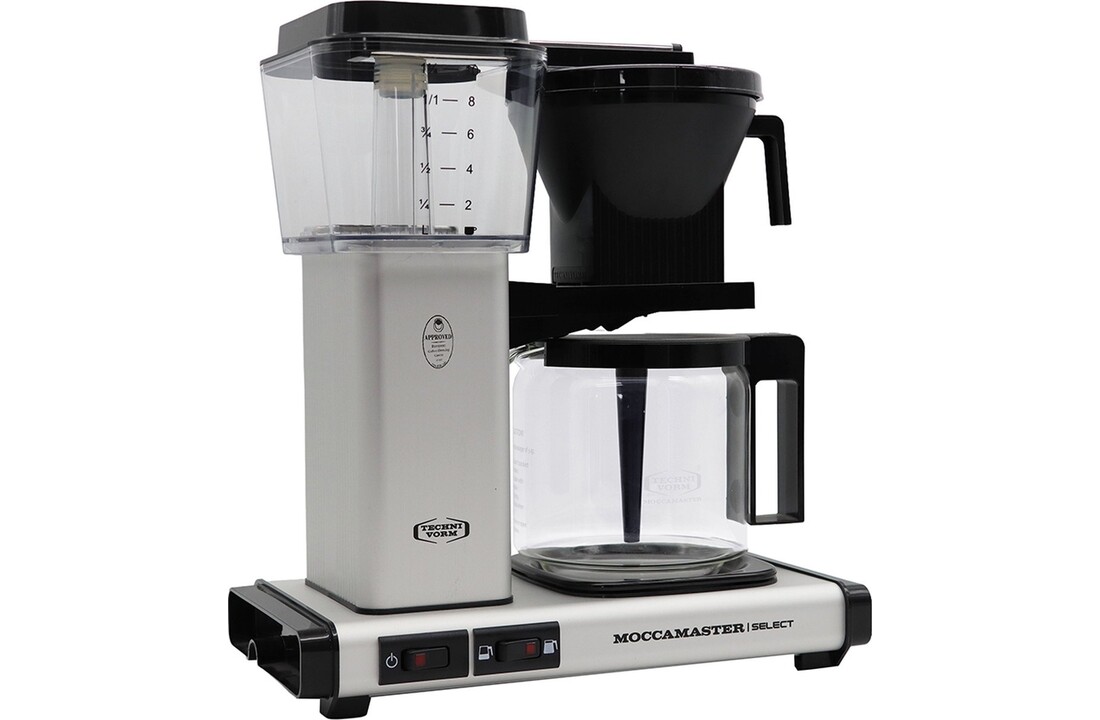 Moccamaster KBG Select (Matt Silver) - Koffiezetapparaat