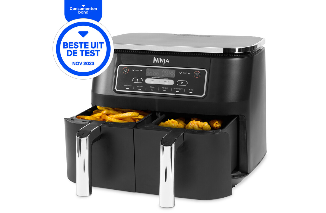 Ninja Foodi Dual Zone AF300EU - Hetelucht friteuse