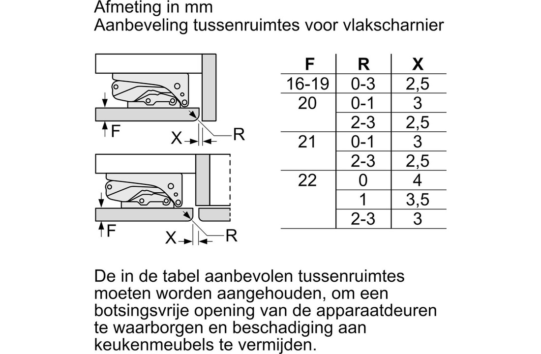 Bosch KUR21VFE0 - Onderbouw koelkast