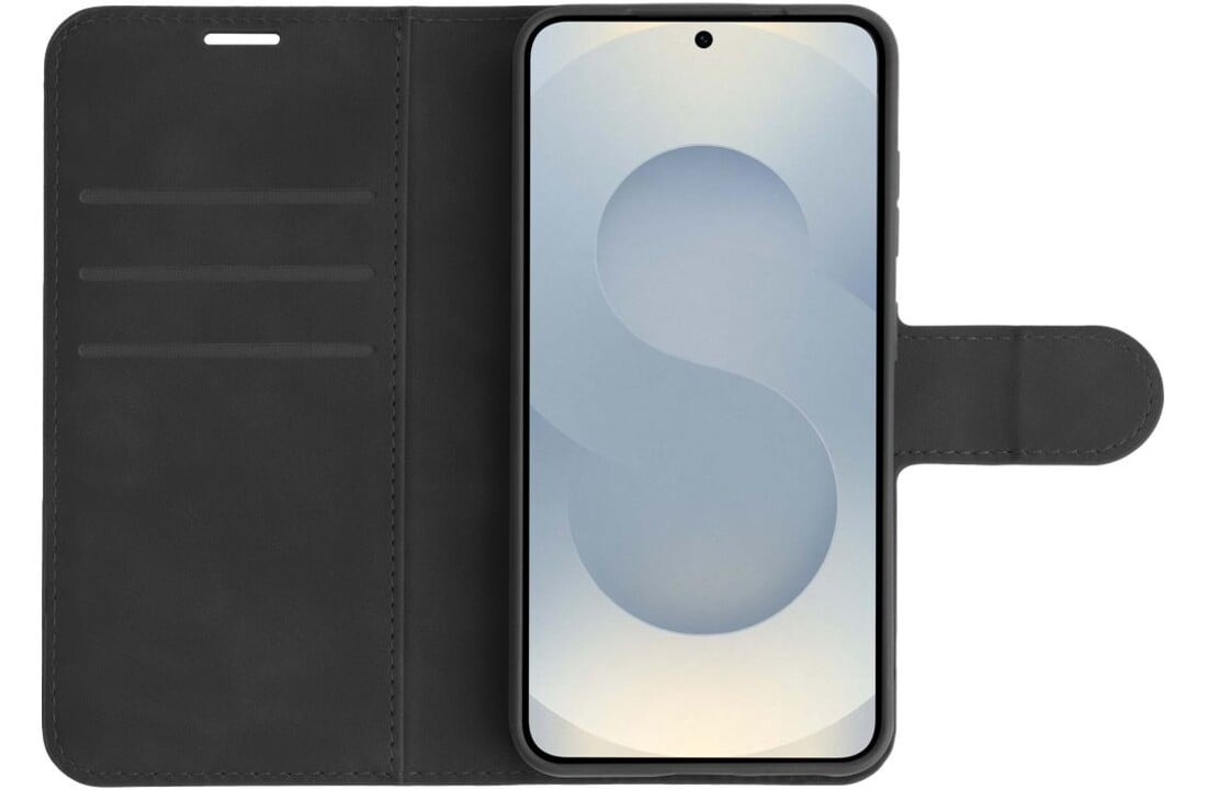 Just in Case PrimeWallet Case Samsung Galaxy S25+ PU leather Wallet Case Black - Telefoonhoesje
