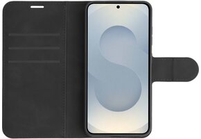 Just in Case PrimeWallet Case Samsung Galaxy S25+ PU leather Wallet Case Black - Telefoonhoesje