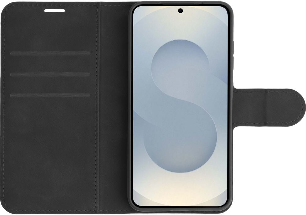 Just in Case PrimeWallet Case Samsung Galaxy S25+ PU leather Wallet Case Black - Telefoonhoesje