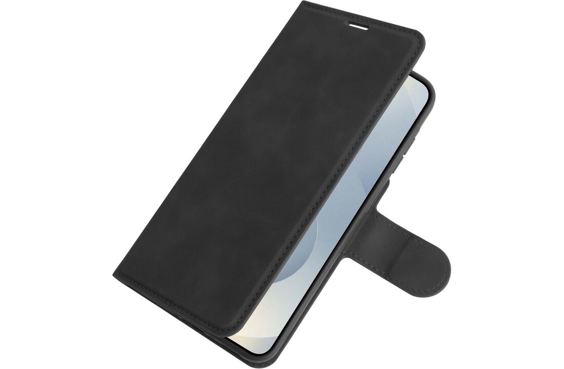 Just in Case PrimeWallet Case Samsung Galaxy S25+ PU leather Wallet Case Black - Telefoonhoesje