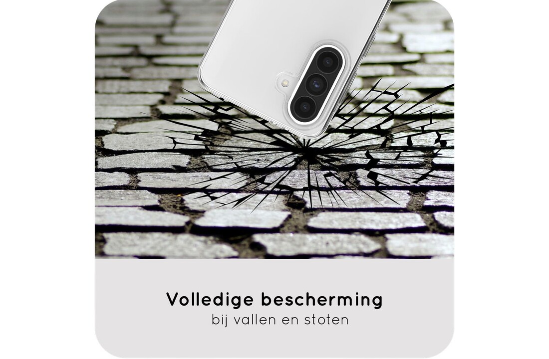Just in Case Zero% Case Samsung Galaxy A37 Soft TPU Backcover Transparant - Telefoonhoesje