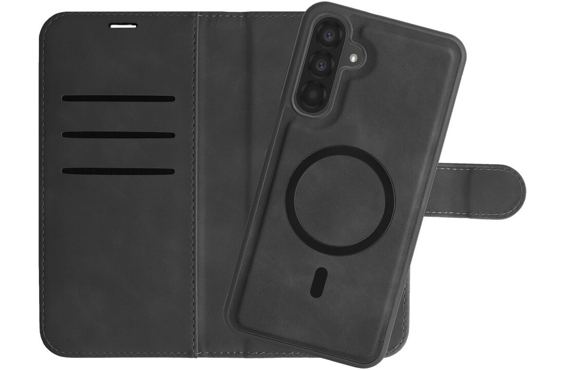 Just in Case PrimeWallet Case  Samsung Galaxy A57 PU leer Zwart - Telefoonhoesje