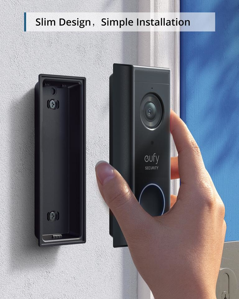 Eufy Video Doorbell Battery Slim + Chime - Deurbel