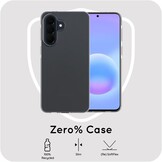 Just in Case Zero% Case Samsung Galaxy A57 Soft TPU Back Cover Transparant - Telefoonhoesje