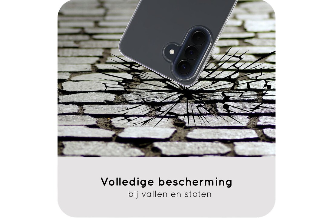 Just in Case Zero% Case Samsung Galaxy A57 Soft TPU Back Cover Transparant - Telefoonhoesje