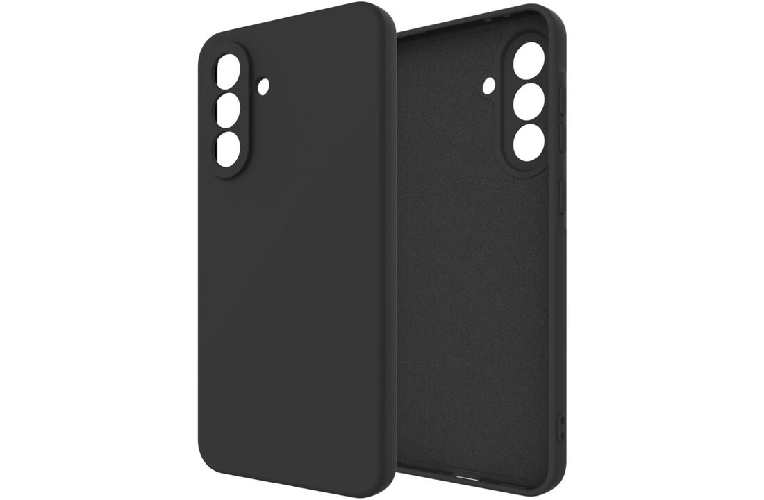 Just in Case Premium Liquid Color TPU Case Samsung Galaxy A26 Zwart - Telefoonhoesje