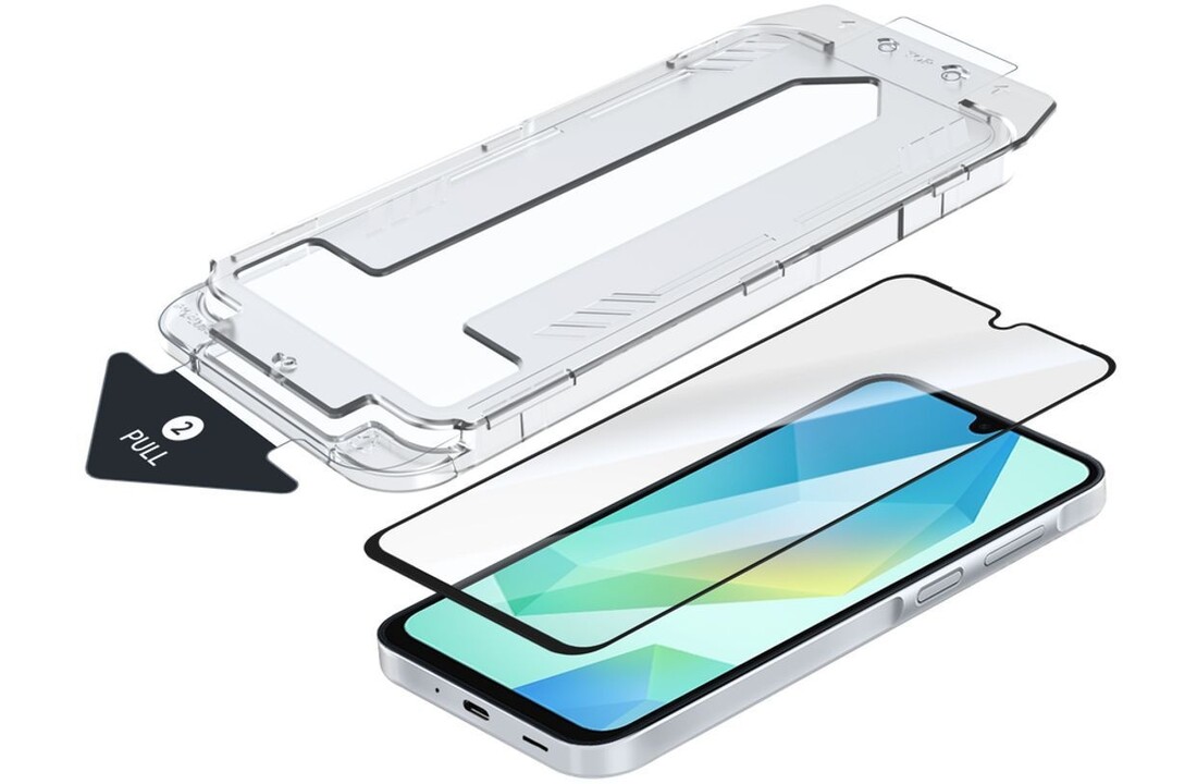 Just in Case Samsung Galaxy A16 Screenprotector + Perfect Result Applicator - Screenprotector