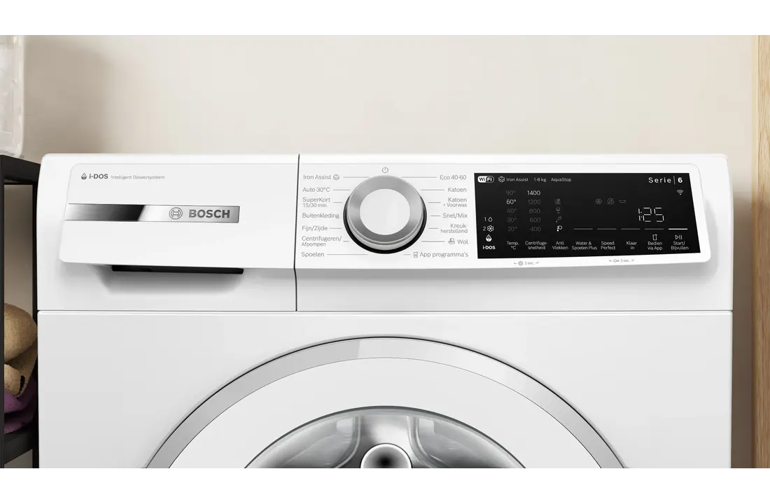 Bosch WGJ234A9NL Serie 6 EXCLUSIV i-DOS - Wasmachine.