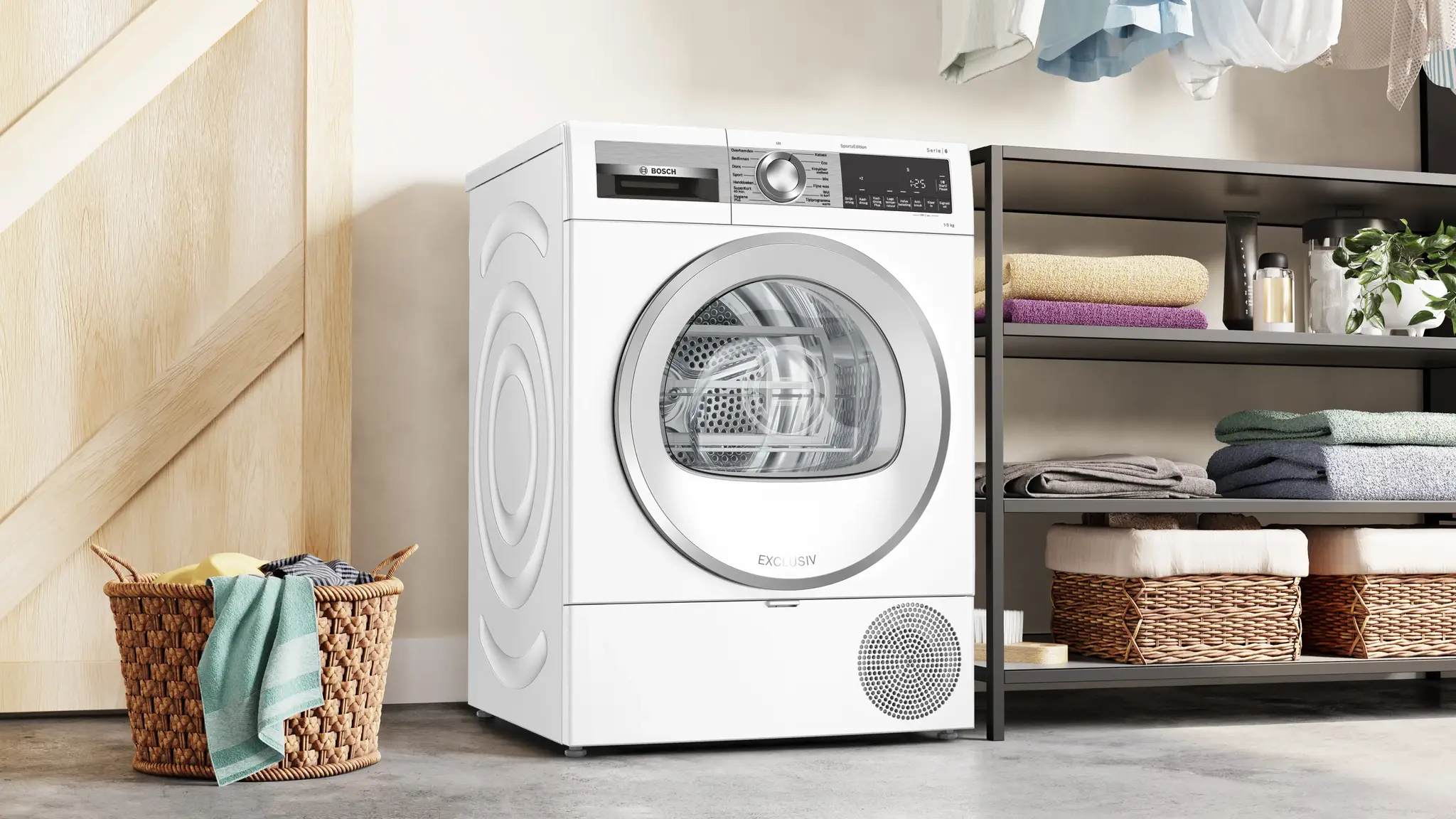 Bosch WQG243DENL Serie 6 EXCLUSIV - Warmtepompdroger.