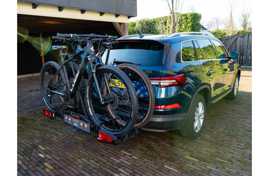 Spinder TX2 Fietsdrager inklapbaar.