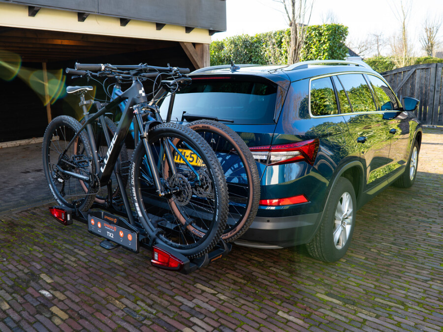 Spinder TX2 Fietsdrager inklapbaar.
