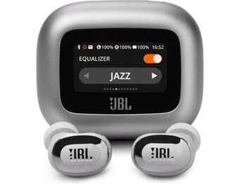 JBL Live Buds 3 Zilver - Draadloze oordopjes