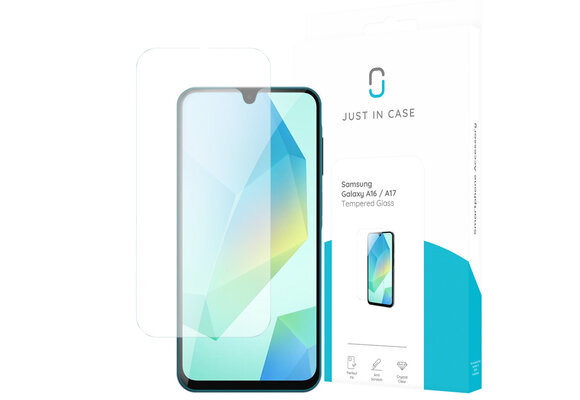 Just in Case Samsung Galaxy A16 / A17 Tempered Glass - Screenprotector